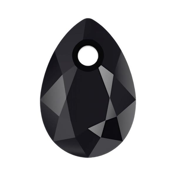 Swarovski Crystal Pendants 6433 9 mm Jet