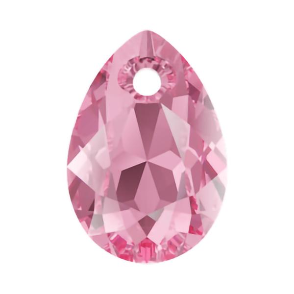 Swarovski Crystal Pendants 6433 9 mm Rose