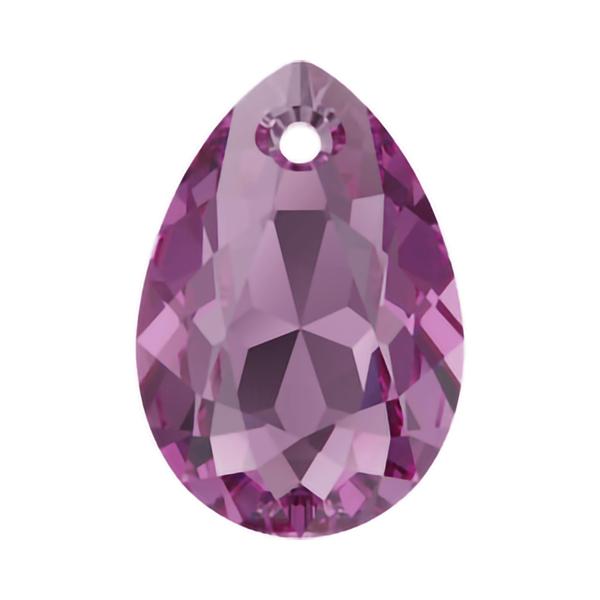 Swarovski Crystal Pendants 6433 16 mm Amethyst