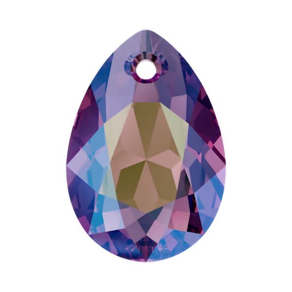 Swarovski Crystal Pendants 6433 16 mm Amethyst Shimmer