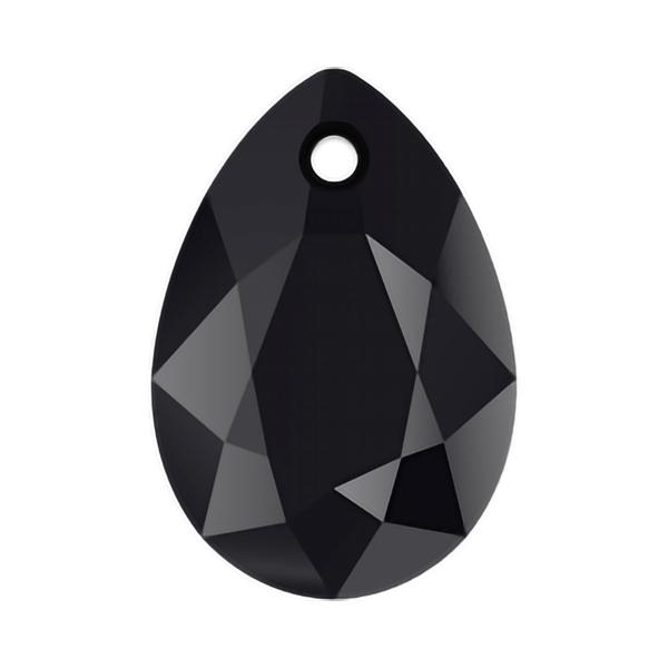 Swarovski Crystal Pendants 6433 16 mm Jet