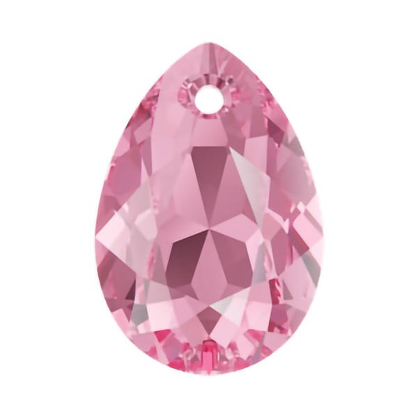 Swarovski Crystal Pendants 6433 16 mm Rose