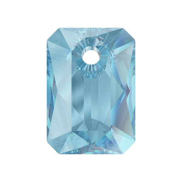 Swarovski Crystal Pendants 6435 9 mm Aquamarine