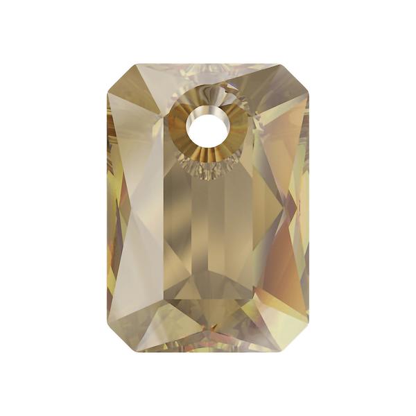 Swarovski Crystal Pendants 6435 9 mm Light Colorado Topaz