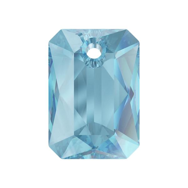 Swarovski Crystal Pendants 6435 11,5 mm Aquamarine