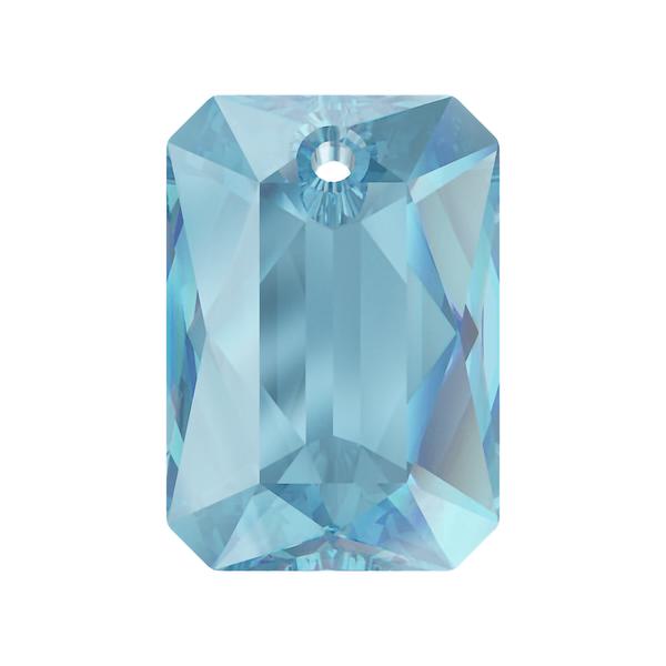 Swarovski Crystal Pendants 6435 16 mm Aquamarine