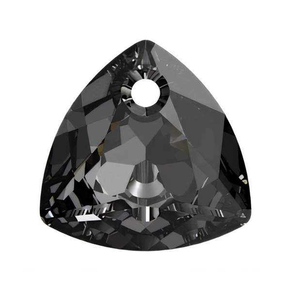 Swarovski Crystal Pendants 6434 10,5 mm Crystal Silver Night