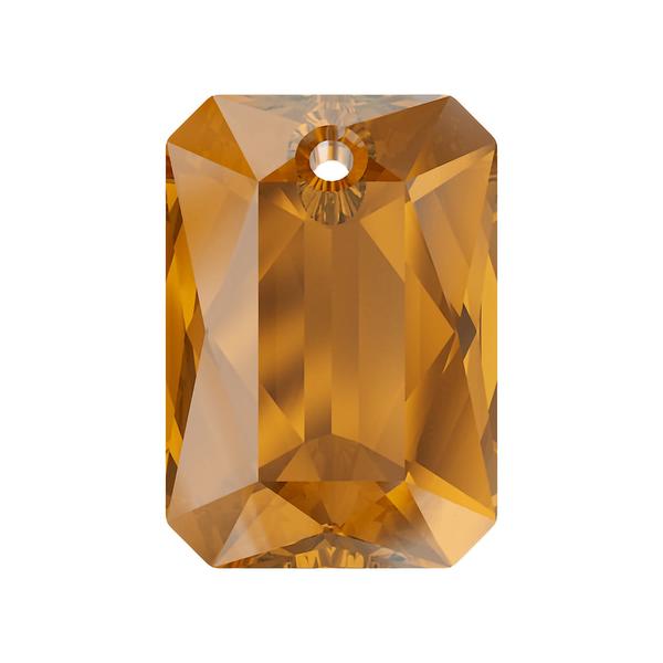 Swarovski Crystal Pendants 6435 16 mm Topaz
