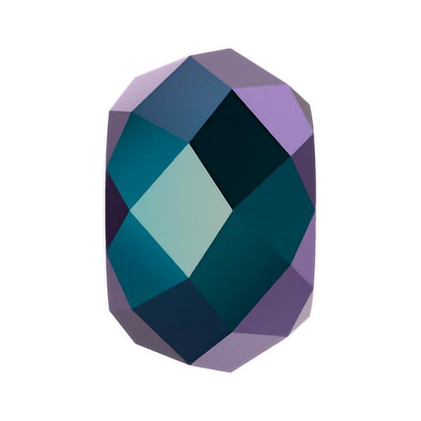 Swarovski Crystal Beads 5042 6 mm Jet Shimmer 2X