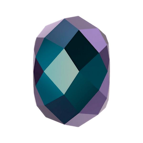 Swarovski Crystal Beads 5042 8 mm Jet Shimmer 2X