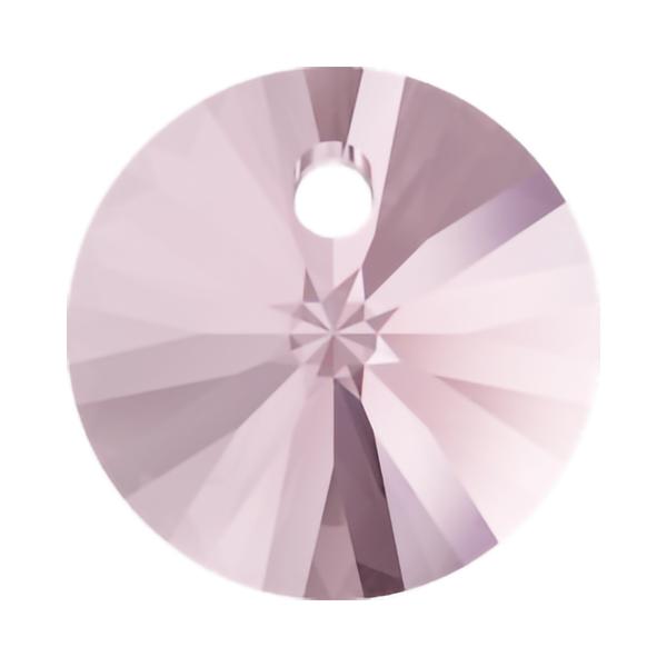 Swarovski Crystal Pendants 6428 6 mm Light Rose F