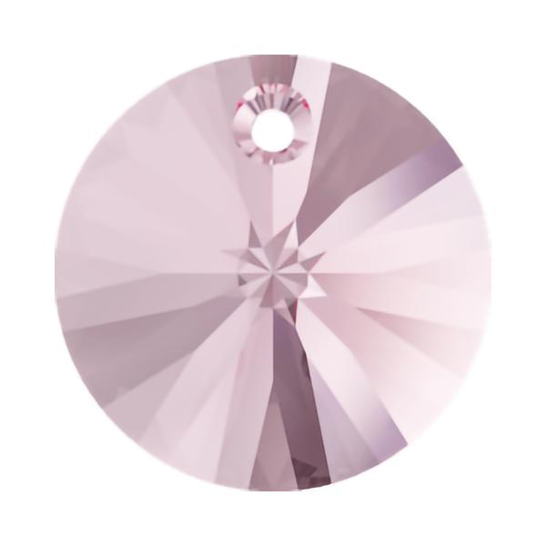 Swarovski Crystal Pendants 6428 12 mm Light Rose