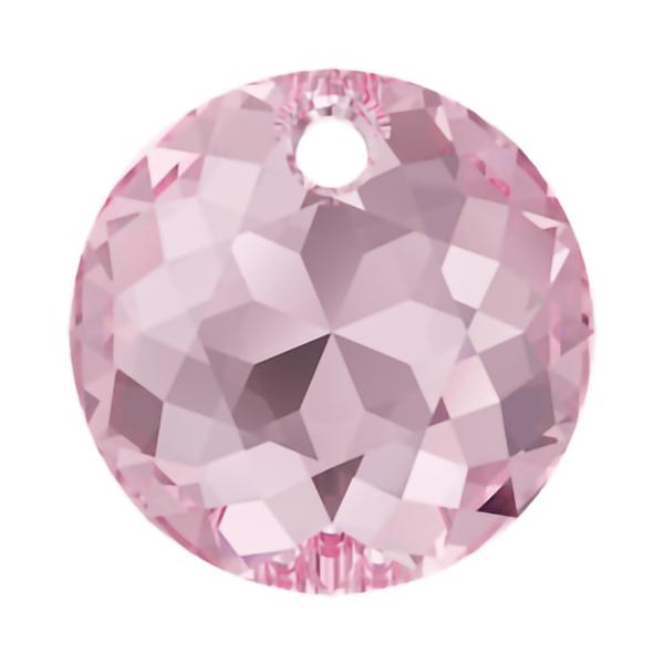 Swarovski Crystal Pendants 6430 10 mm Light Rose