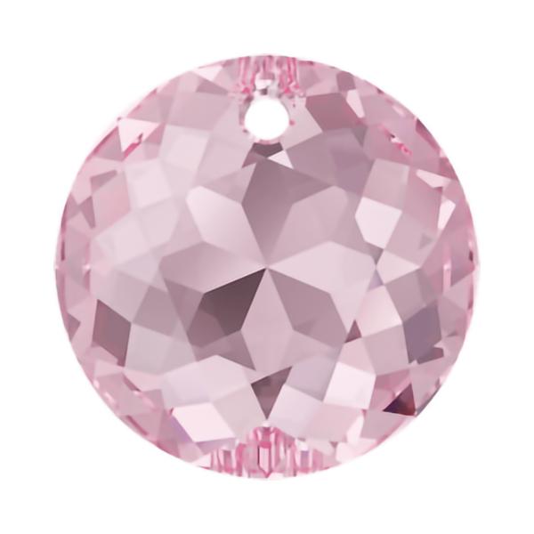 Swarovski Crystal Pendants 6430 14 mm Light Rose