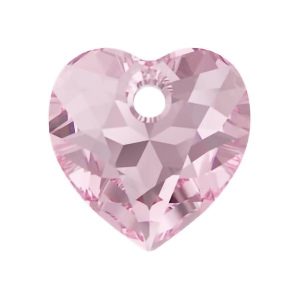 Swarovski Crystal Pendants 6432 8 mm Light Rose