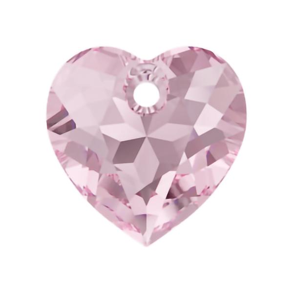 Swarovski Crystal Pendants 6432 10,5 mm Light Rose