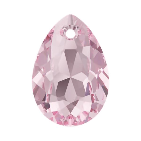 Swarovski Crystal Pendants 6433 16 mm Light Rose