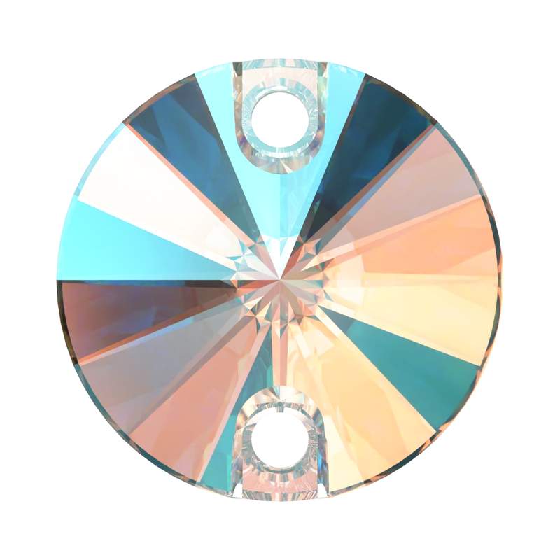 Swarovski Sew-on Crystals 3200 10 mm Crystal Shimmer F