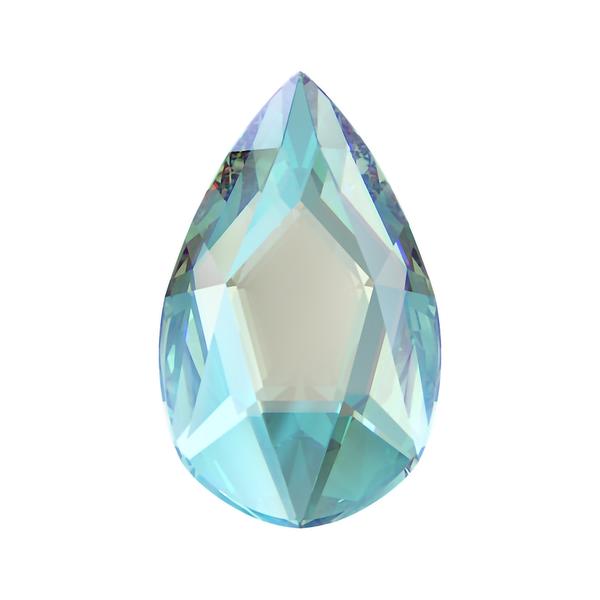 Swarovski Hotfix Crystals 2303 8 x 5 mm Aquamarine Shimmer M HF