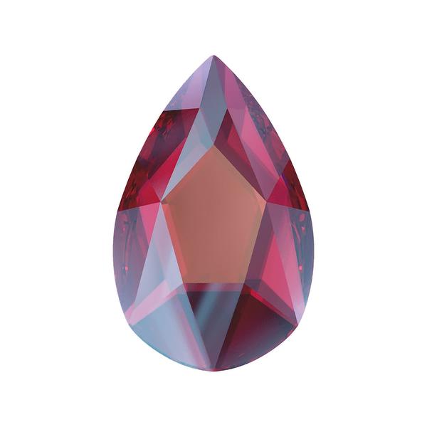 Swarovski Flatback Crystals 2303 14 x 9 mm Scarlet Shimmer F