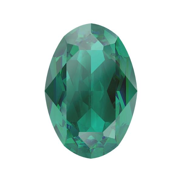 Swarovski Fancy Stones 4120 6 x 4 mm Emerald Ignite