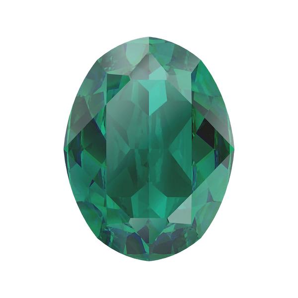 Swarovski Fancy Stones 4120 8 x 6 mm Emerald Ignite
