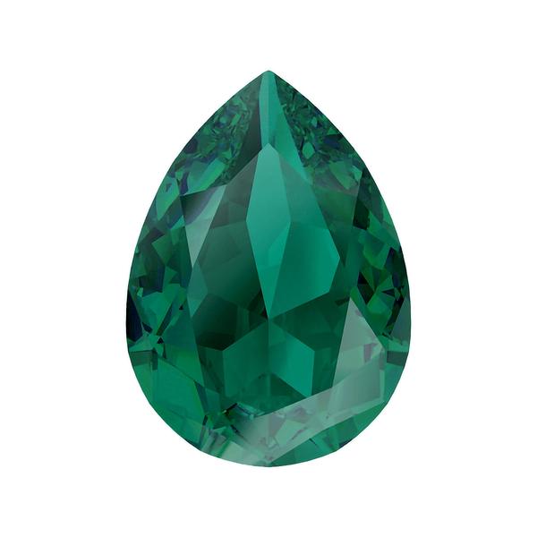 Swarovski Fancy Stones 4320 8 x 6 mm Emerald Ignite