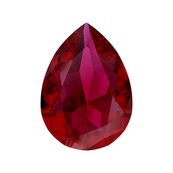 Swarovski Fancy Stones 4320 8 x 6 mm Scarlet Ignite
