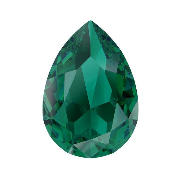 Swarovski Fancy Stones 4320 10 x 7 mm Emerald Ignite