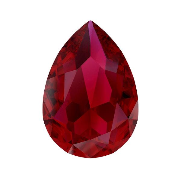 Swarovski Fancy Stones 4320 10 x 7 mm Scarlet Ignite