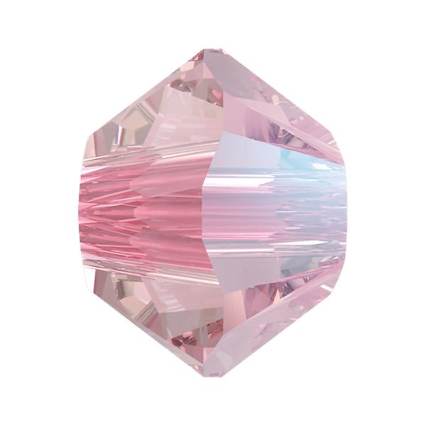 Swarovski Crystal Beads 5328 3 mm Light Rose Shimmer