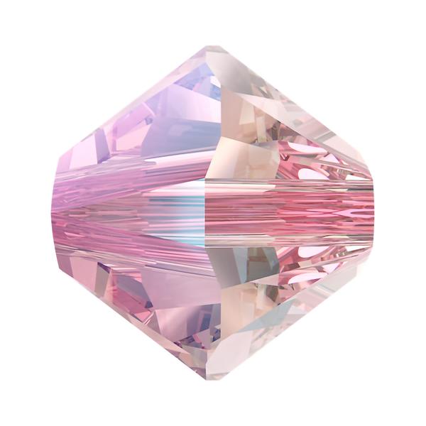 Swarovski Crystal Beads 5328 5 mm Light Rose Shimmer