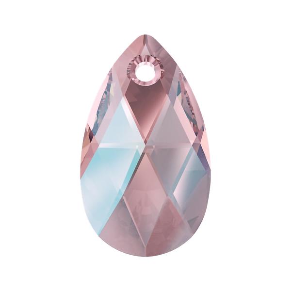 Swarovski Crystal Pendants 6106 16 mm Light Rose Shimmer
