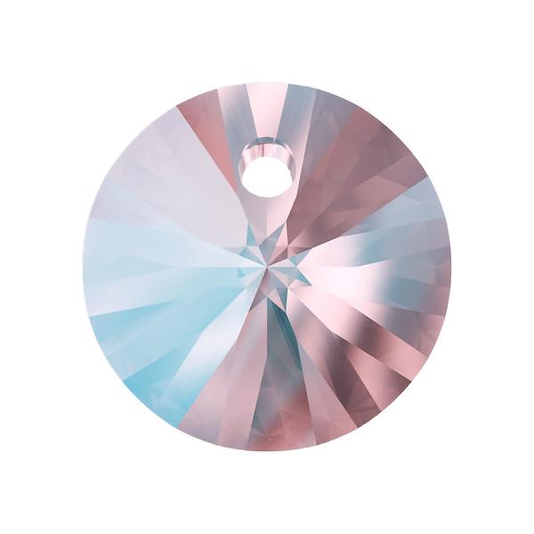 Swarovski Crystal Pendants 6428 6 mm Light Rose Shimmer