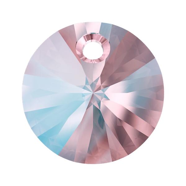 Swarovski Crystal Pendants 6428 8 mm Light Rose Shimmer