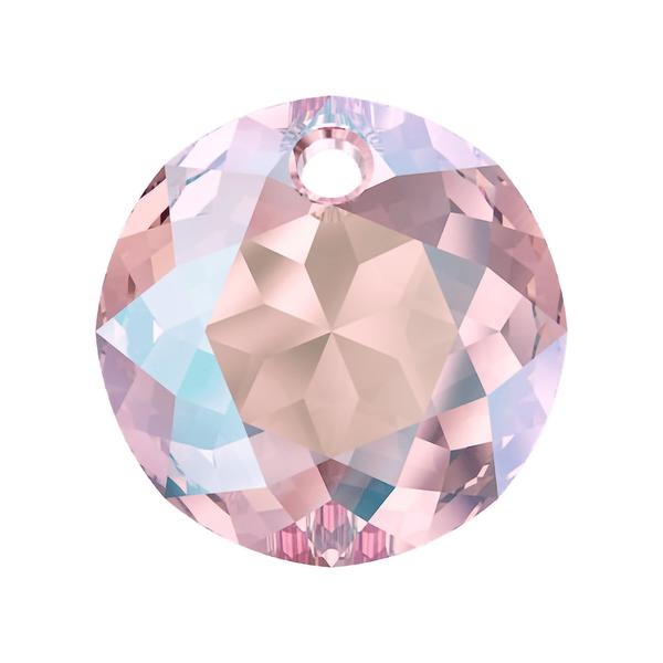 Swarovski Crystal Pendants 6430 10 mm Light Rose Shimmer