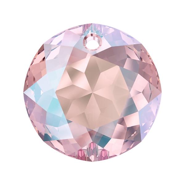 Swarovski Crystal Pendants 6430 14 mm Light Rose Shimmer