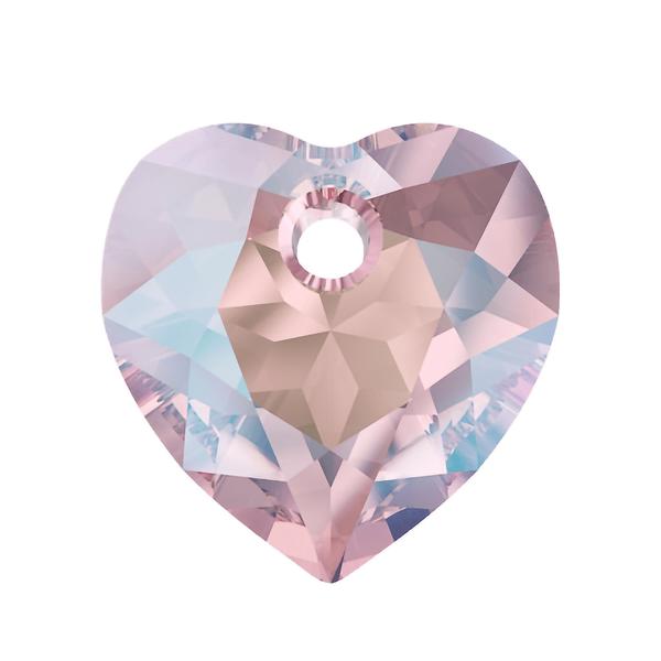 Swarovski Crystal Pendants 6432 8 mm Light Rose Shimmer