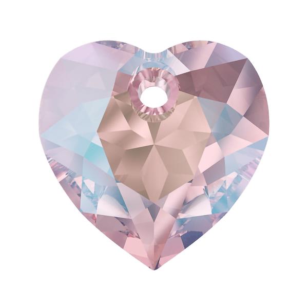 Swarovski Crystal Pendants 6432 10,5 mm Light Rose Shimmer