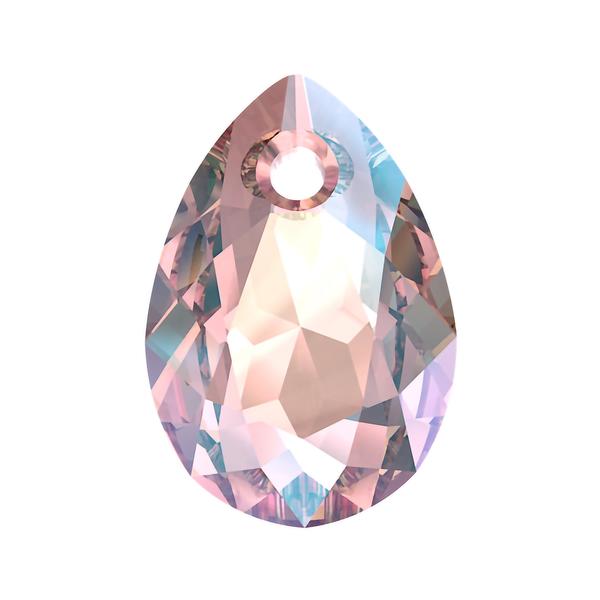 Swarovski Crystal Pendants 6433 11,5 mm Light Rose Shimmer