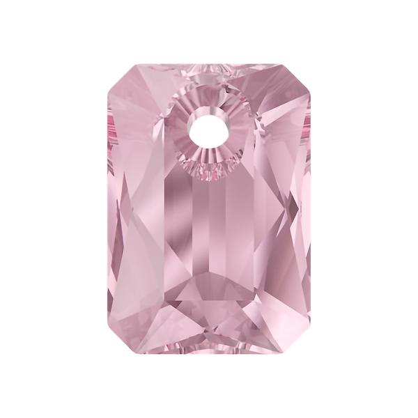 Swarovski Crystal Pendants 6435 9 mm Light Rose