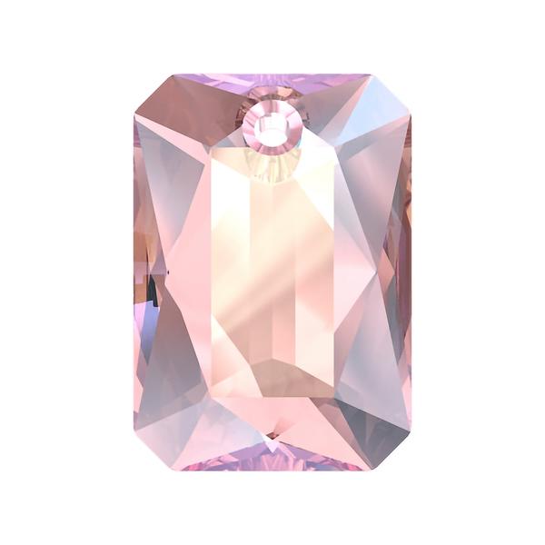 Swarovski Crystal Pendants 6435 16 mm Light Rose Shimmer