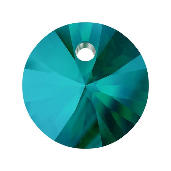 Swarovski Crystal Pendants 6428 6 mm Emerald Shimmer