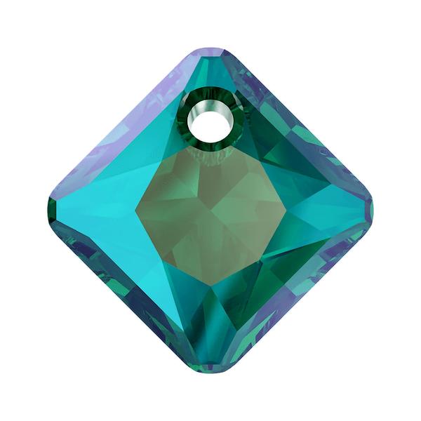 Swarovski Crystal Pendants 6431 9 mm Emerald Shimmer