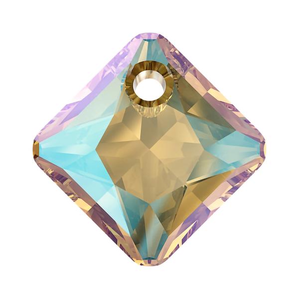 Swarovski Crystal Pendants 6431 9 mm Light Colorado Topaz Shimmer