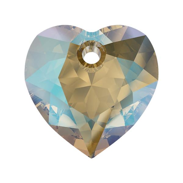 Swarovski Crystal Pendants 6432 10,5 mm Light Colorado Topaz Shimmer