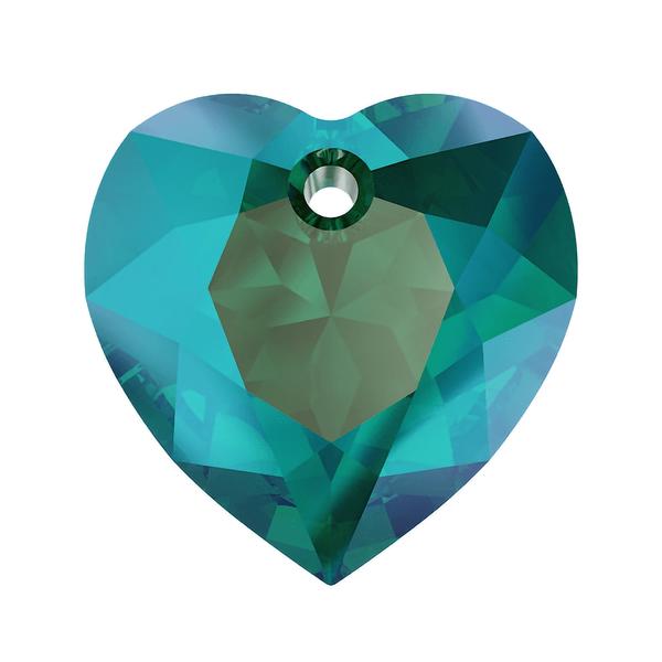 Swarovski Crystal Pendants 6432 14,5 mm Emerald Shimmer