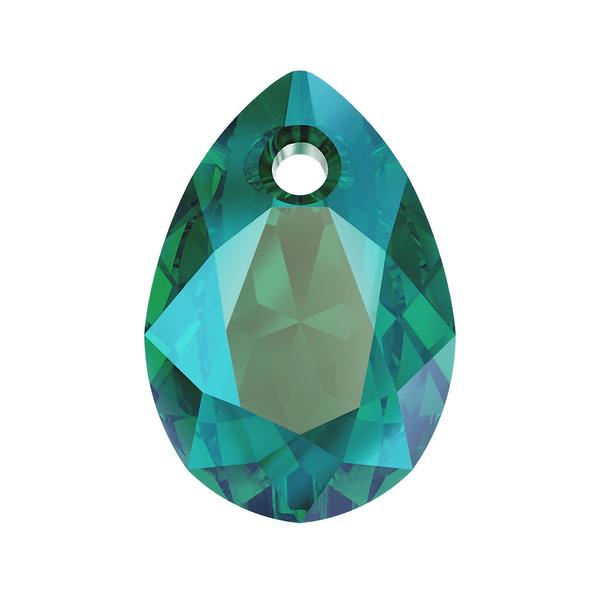 Swarovski Crystal Pendants 6433 11,5 mm Emerald Shimmer