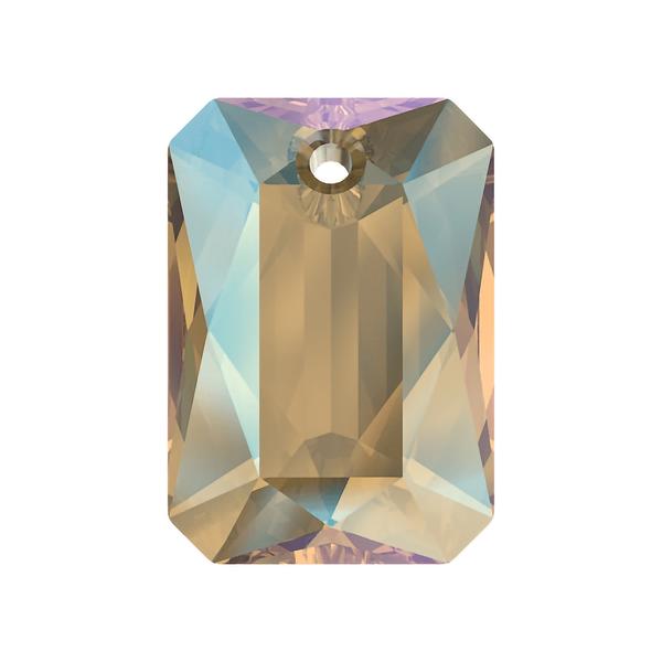 Swarovski Crystal Pendants 6435 16 mm Light Colorado Topaz Shimmer