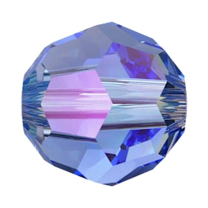 Swarovski Crystal Beads 5000 6 mm Sapphire Shimmer 2X
